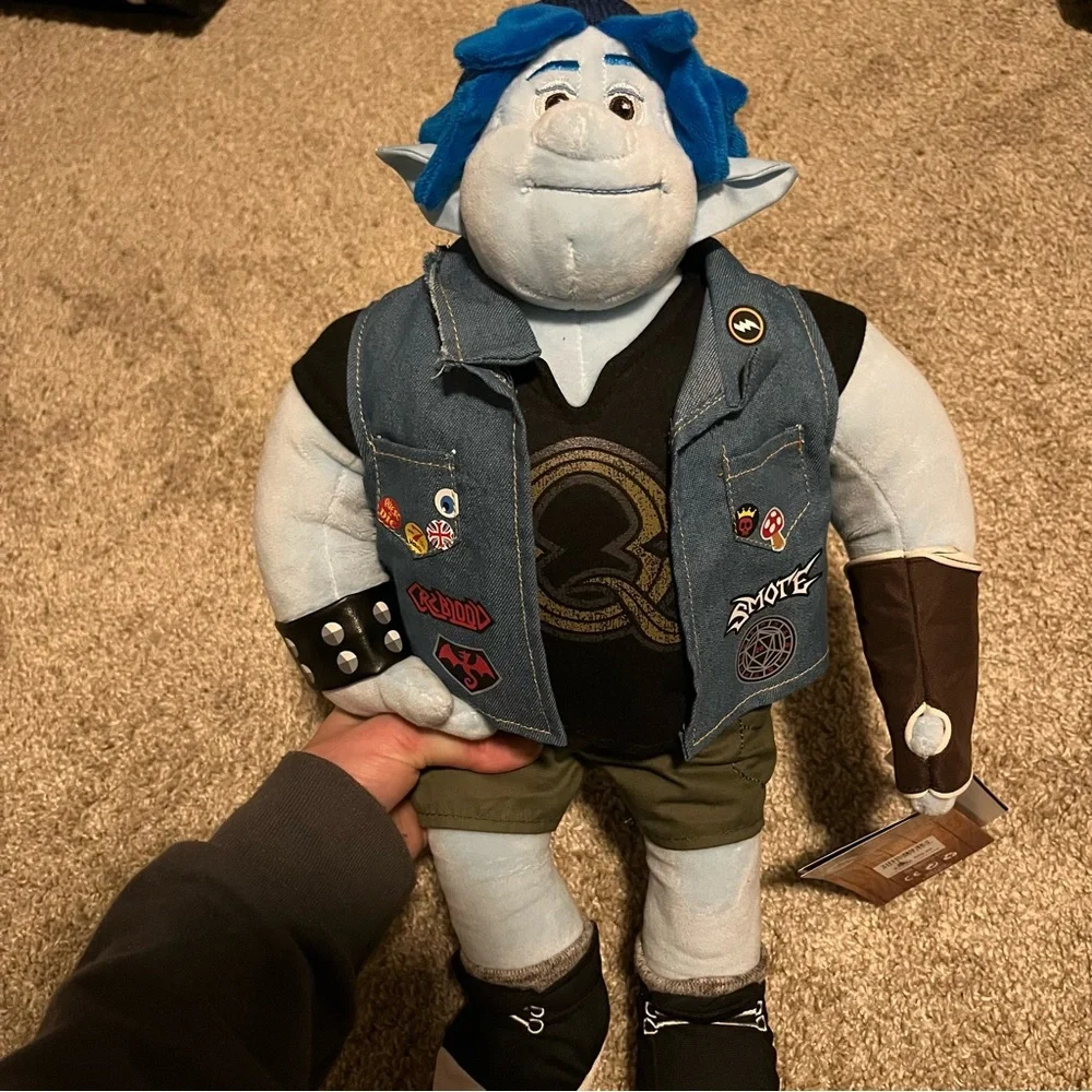 Disney Light Blue & Royal Blue Branch Plush Stuffed Character